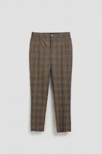 Marisse Gray Checkered Trousers