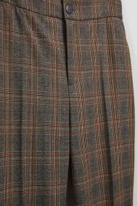 Marisse Gray Checkered Trousers