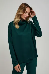 Marisse Blouse With A Loose Turtleneck