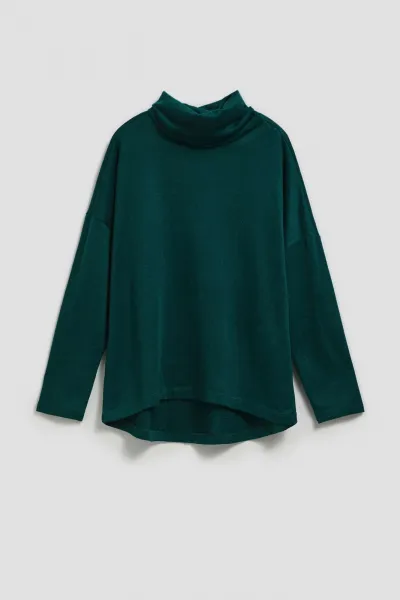 Marisse Blouse With A Loose Turtleneck