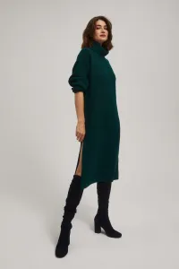 Marisse Emerald Turtleneck Sweater Dress