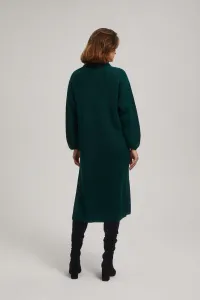 Marisse Emerald Turtleneck Sweater Dress
