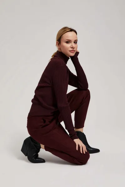 Marisse Chestnut Trousers With Ties