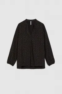 Marisse Black V-Neck Shirt