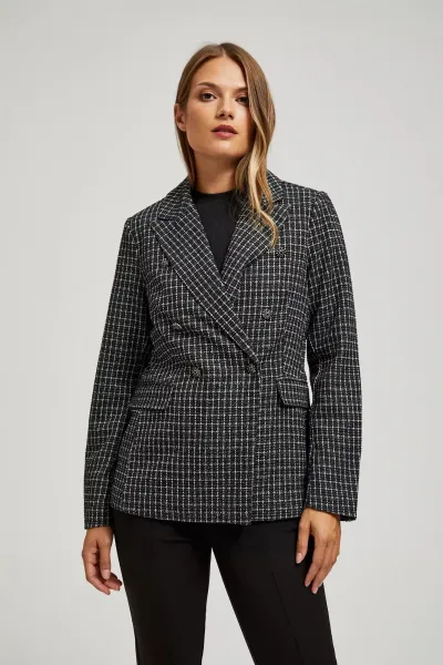 Marisse Double-Breasted Jacket With Decorative Buttons