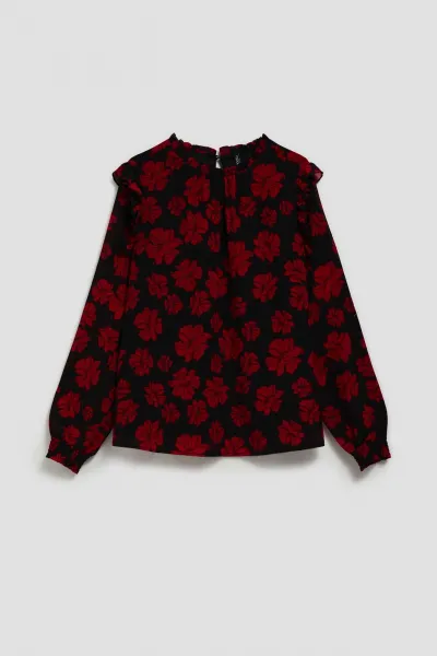 Marisse Floral Pattern Shirt