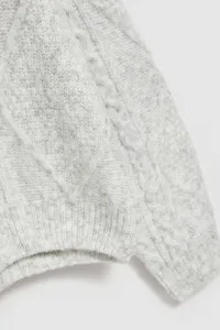 Marisse Gray V-Neck Sweater