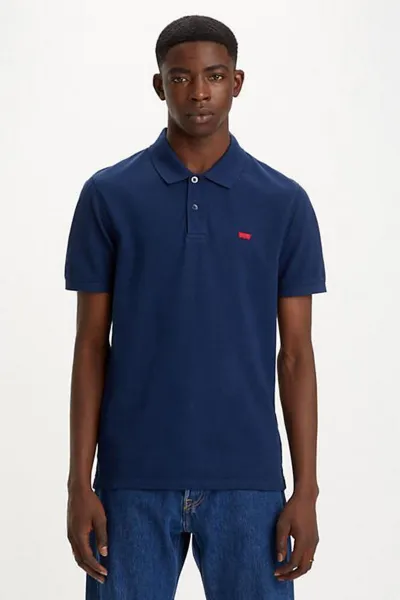 Levi'S Slim Polo Shirt Navy Blue