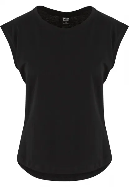 Women's Basic Shaped T-shirt in black