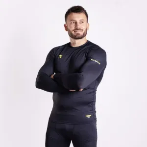 PROGRESS THERMATEX LS Pánske funkčné tričko s dlhým rukávom, čierna, veľkosť