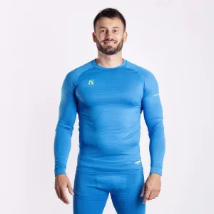 PROGRESS THERMATEX LS Pánske funkčné tričko s dlhým rukávom, modrá, veľkosť
