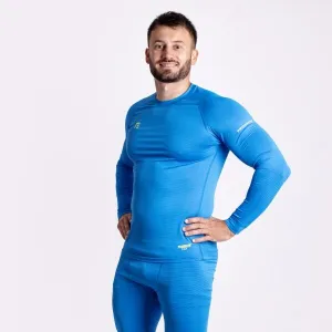 PROGRESS THERMATEX LS Pánske funkčné tričko s dlhým rukávom, modrá, veľkosť