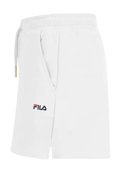 Fila Bright White BUCHLOE high waisted shorts