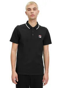 Fila Polo Neck T-Shirt Men's Black