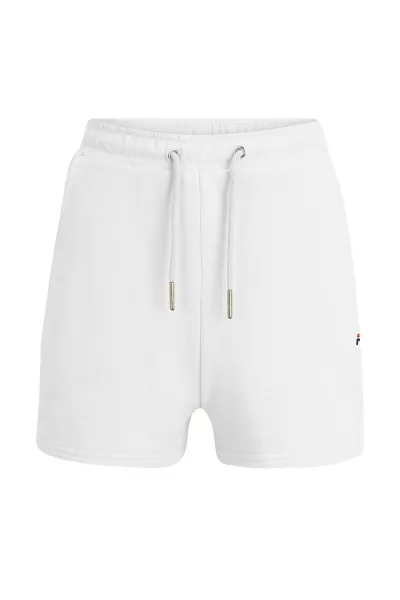 Fila Bright White BUCHLOE high waisted shorts