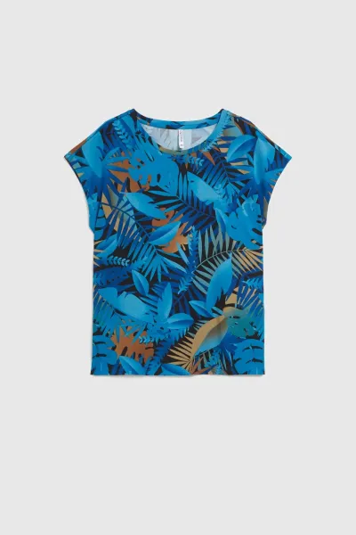 Marisse Women's Blouse L-Ts-4397 Navy