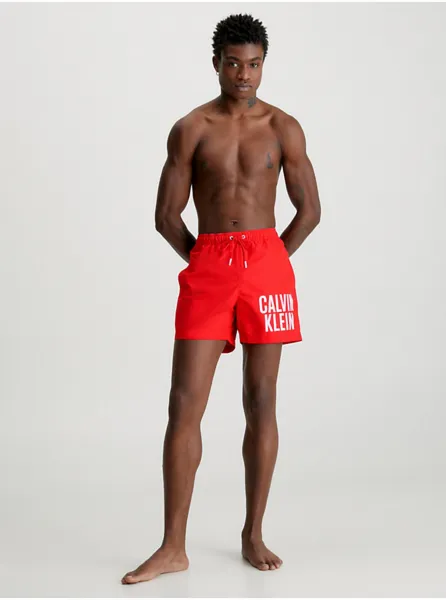Plavky pre mužov Calvin Klein Underwear - červená