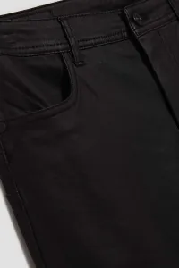 Marisse Black Waxed Skinny Trousers