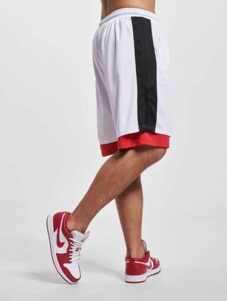 Společnost Ecko Unltd. BBALL Shorts - White/Red