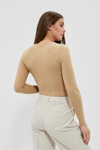 Marisse Women's Blouse L-Ts-4055 D.Beige