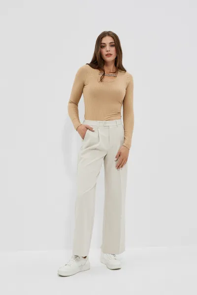 Marisse Women's Blouse L-Ts-4055 D.Beige