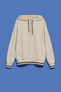 WOMEN'S SWEATSHIRT L-BL-4014 LBEIGE