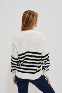 Black and white sweater