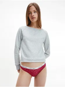 Calvin Klein Set of three women's lace panties in green, red and purple - Women