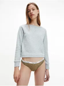 Calvin Klein Set of three women's lace panties in green, red and purple - Women