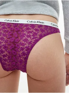 Calvin Klein Set of three women's lace panties in green, red and purple - Women