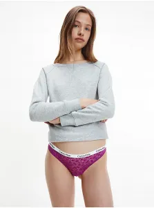 Calvin Klein Set of three women's lace panties in green, red and purple - Women