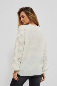 Oversize sweater - ecru