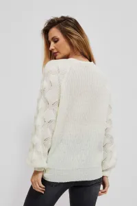 Oversize sweater - ecru