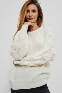 Oversize sweater - ecru