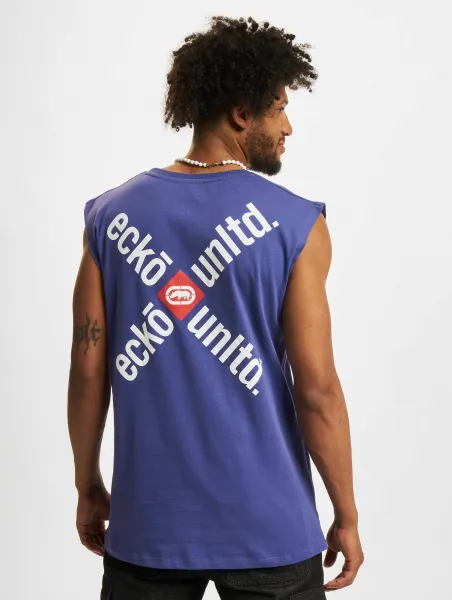 Společnost Ecko Unltd. Tank top Andre blue