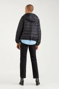 Čierna dámska prešívaná bunda s kapucou Levi's® Edie