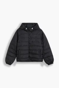 Čierna dámska prešívaná bunda s kapucou Levi's® Edie