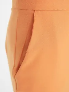 Oranžové dámske široké nohavice Trendyol