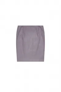 Pencil skirt with shiny thread