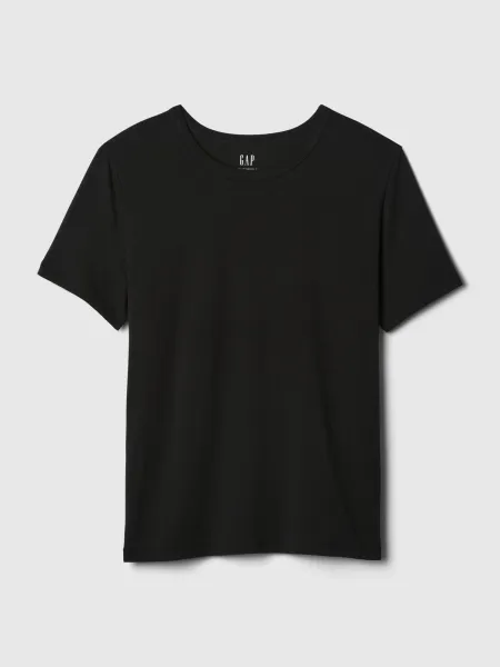 GAP Tričko organic vintage Čierna