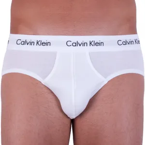 3PACK pánske slipy Calvin Klein biele (U2661G-100) L