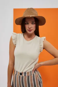 WOMEN'S T-SHIRT L-TS-4028 L.Beige