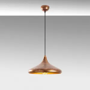 Závesný luster Barek - 11545, medená