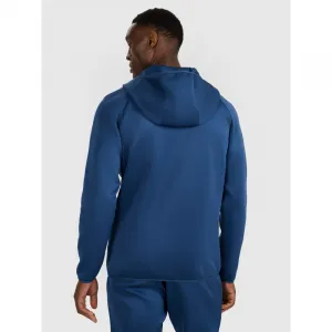 Pánska zateplená tréningová mikina so zipsom 4F SWEATSHIRT FNK M560-WAW25TFSWM560-32S-DENIM