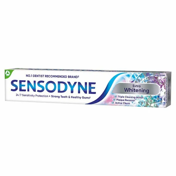 Sensodyne Extra Whitening zubná pasta s fluoridom 75 ml 1ks