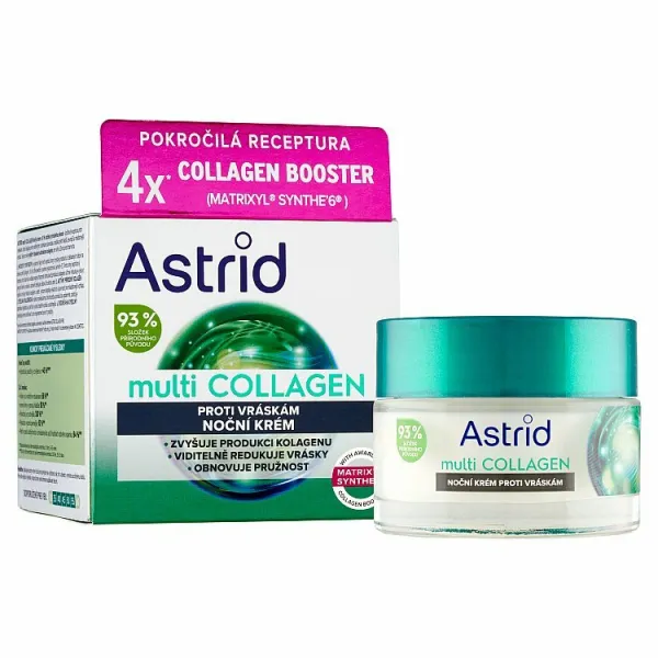 Astrid Multicollagen nočný krém proti vráskam 50 ml