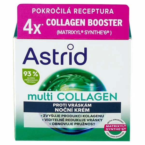 Astrid Multicollagen nočný krém proti vráskam 50 ml