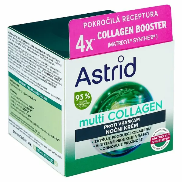 Astrid Multicollagen nočný krém proti vráskam 50 ml