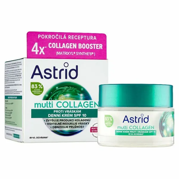 Astrid Multicollagen denný krém proti vráskam SPF 10 50 ml