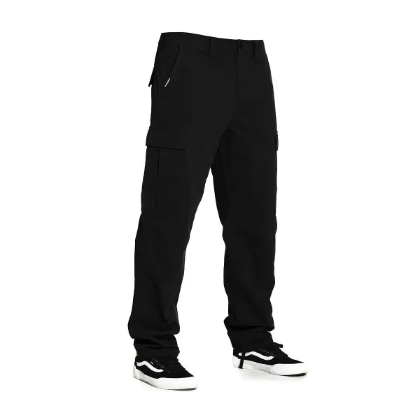 HORSEFEATHERS Nohavice Captain II - black BLACK velikost 32